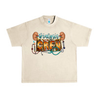 Sandshell dialysis crew Urban Heavy Tee - CowhideDigitalArt
