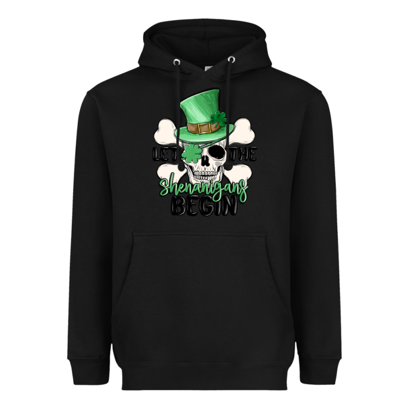 Let The Shenanigans Begin Heavyweight Hoodie by MaliasSmallBusiness | Teevron