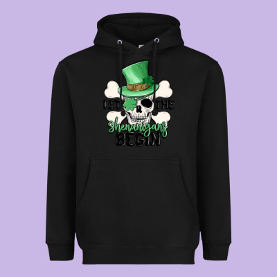 Let The Shenanigans Begin Heavyweight Hoodie Designed By Maliassmallbusiness