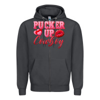 Smoke pucker up cowboy Zipper Hoodie - AdoDesignShop