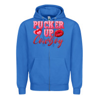 True Royal pucker up cowboy Zipper Hoodie - AdoDesignShop