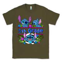 Army Green preview flower stitch 5th grade Classic Tee - AdoDesignShop
