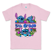Bubblegum Pink preview flower stitch 5th grade Classic Tee - AdoDesignShop