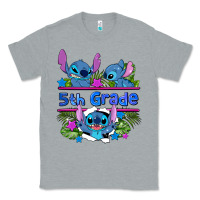 Heather Grey preview flower stitch 5th grade Classic Tee - AdoDesignShop