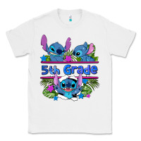 White preview flower stitch 5th grade Classic Tee - AdoDesignShop