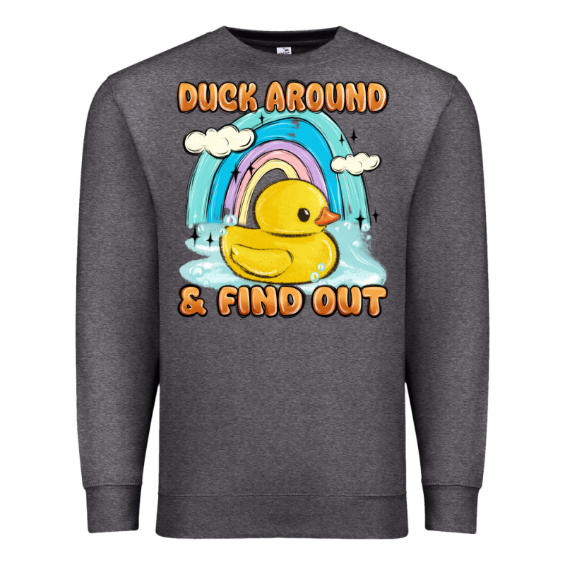 Duck Around And Find Out Premium Sweatshirt by MaliasSmallBusiness | Teevron