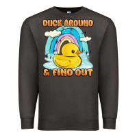 Smoke duck around and find out Premium Sweatshirt - MaliasSmallBusiness