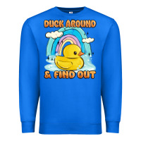 True Royal duck around and find out Premium Sweatshirt - MaliasSmallBusiness