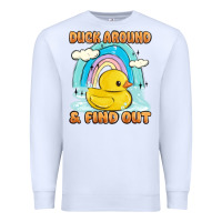 White duck around and find out Premium Sweatshirt - MaliasSmallBusiness