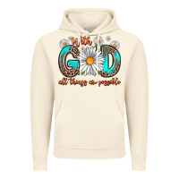 Vintage Artic with god all things are possible daisy Vintage Hoodie - Zillion Design Studio