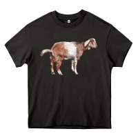 Asphalt Nubian Goat Heavy Core Tee - LillyAllenDesigns