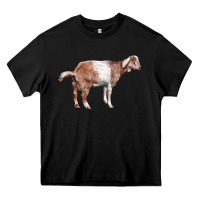 Black Nubian Goat Heavy Core Tee - LillyAllenDesigns