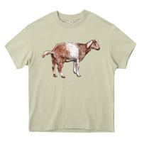 Mossy Nubian Goat Heavy Core Tee - LillyAllenDesigns