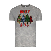 Cloud Rock holly jolly Christmas trees Vintage Tee - RanaPortraitStore