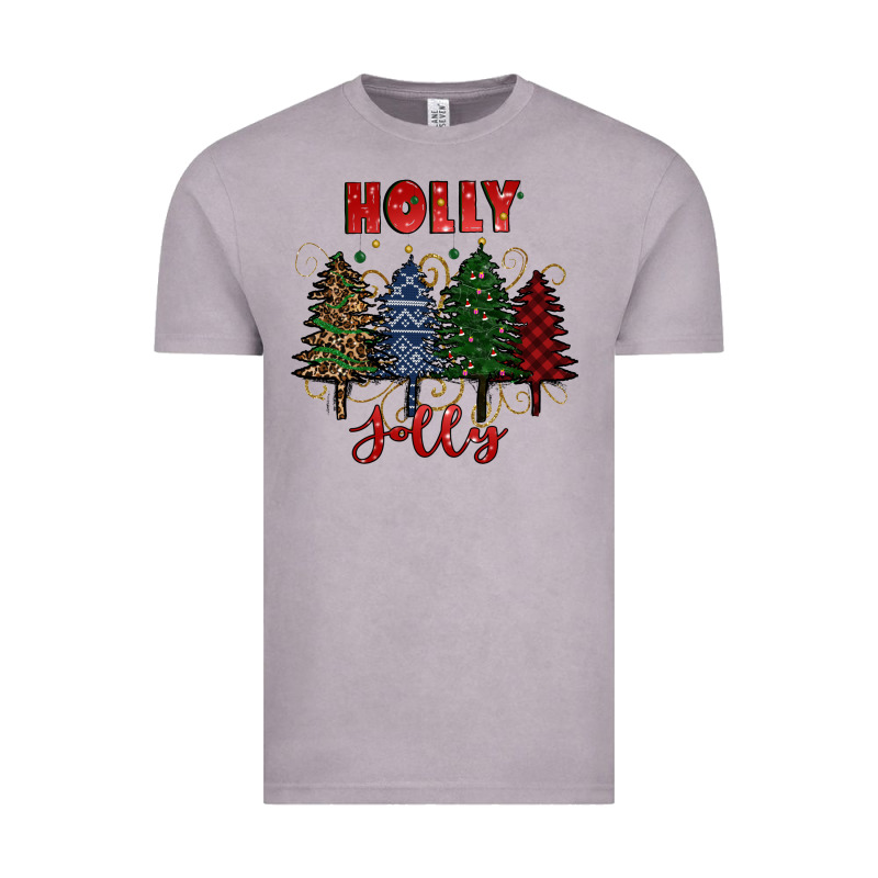 Holly Jolly Christmas Trees Vintage Tee by RanaPortraitStore | Teevron