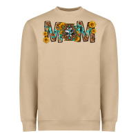 Mushroom mom with aztec mothers day Heavyweight Sweatshirt - texasbilliewilder