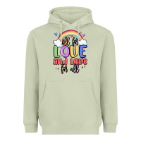 Matcha all for love and love for all Heavyweight Hoodie - MaliasSmallBusiness