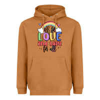 Meerkat all for love and love for all Heavyweight Hoodie - MaliasSmallBusiness
