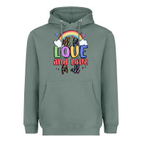 Sage all for love and love for all Heavyweight Hoodie - MaliasSmallBusiness