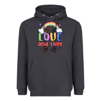 Smoke all for love and love for all Heavyweight Hoodie - MaliasSmallBusiness