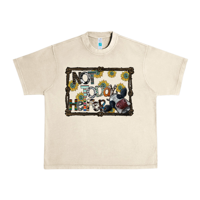 Not Today Heifer Urban Heavy Tee by SublimationCraftShop | Teevron