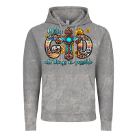 Cloud Rock with god all things are possible cross Vintage Hoodie - Zillion Design Studio