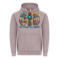 With God All Things Are Possible Cross Vintage Hoodie | Teevron