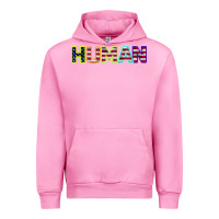 Fuchsia Pink HUMAN Urban Hoodie - Bettercallsaul