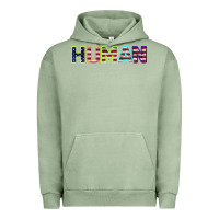 Pigment Oil Green HUMAN Urban Hoodie - Bettercallsaul