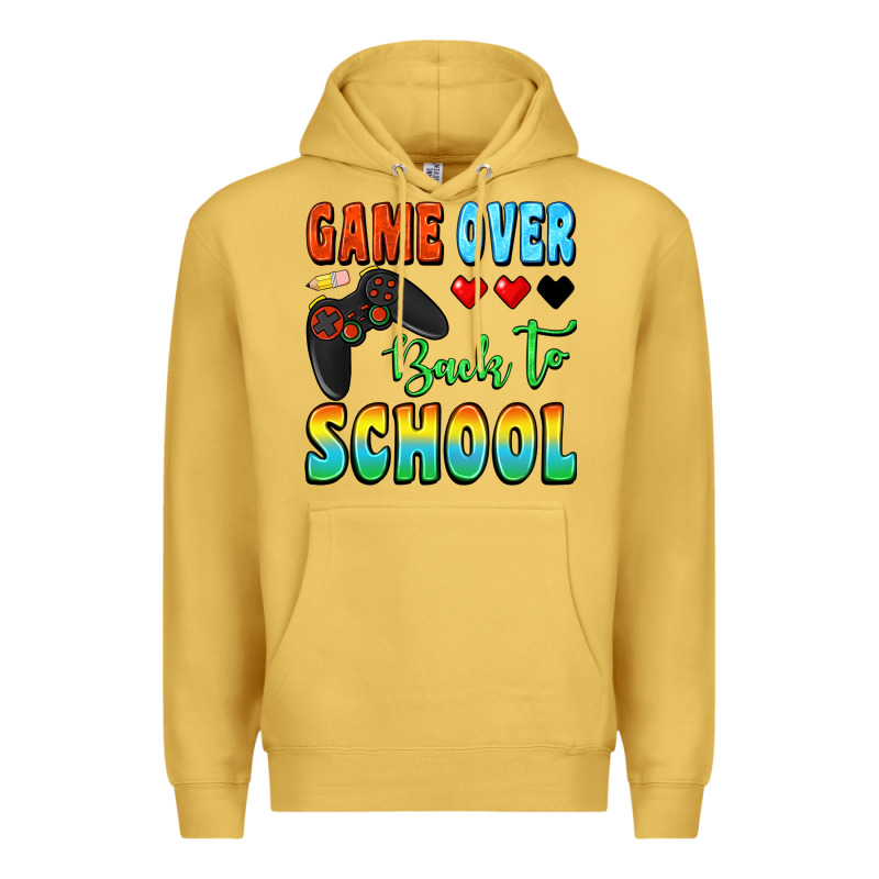 Game Over Back To School Premium Hoodie by BundleAndBundleShop | Teevron