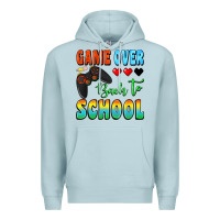Blue Mist game over back to school Premium Hoodie - BundleAndBundleShop