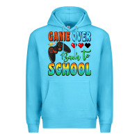 Ocean Blue game over back to school Premium Hoodie - BundleAndBundleShop