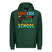 Sports Green game over back to school Premium Hoodie - BundleAndBundleShop