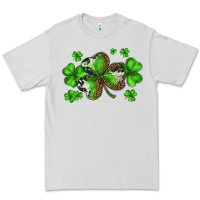 Dove Grey st. patricks day shamrocks Premium Tee - BarkalooDesign