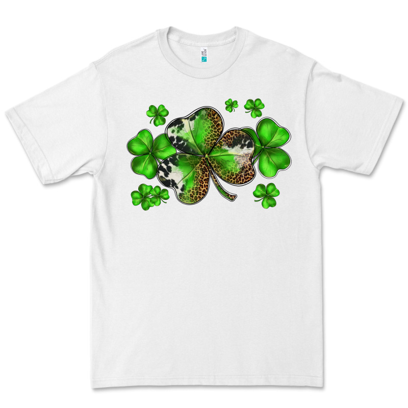 St. Patricks Day Shamrocks Premium Tee by BarkalooDesign | Teevron