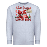 Heather Grey i love being a lunch lady Premium Sweatshirt - MaliasSmallBusiness