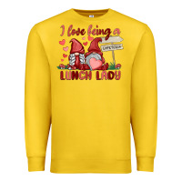 Lemon i love being a lunch lady Premium Sweatshirt - MaliasSmallBusiness