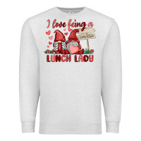 Oatmeal Heather i love being a lunch lady Premium Sweatshirt - MaliasSmallBusiness