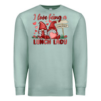 Seafoam i love being a lunch lady Premium Sweatshirt - MaliasSmallBusiness