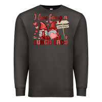 Smoke i love being a lunch lady Premium Sweatshirt - MaliasSmallBusiness