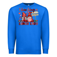 True Royal i love being a lunch lady Premium Sweatshirt - MaliasSmallBusiness