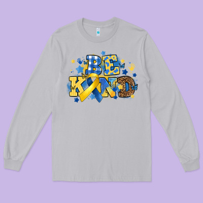 Be Kind Long Sleeve Tee Designed By Artiststas