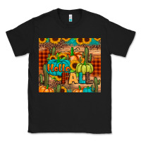Black hello fall pumpkin Classic Tee - JahusDesignShop