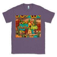 Lavender hello fall pumpkin Classic Tee - JahusDesignShop