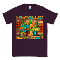 Plum hello fall pumpkin Classic Tee - JahusDesignShop