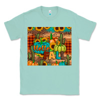 Seafoam hello fall pumpkin Classic Tee - JahusDesignShop