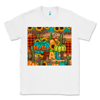 White hello fall pumpkin Classic Tee - JahusDesignShop