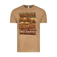 Vintage Camel Educated motivated elevated melanated Vintage Tee - Zillion Design Studio