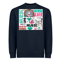 Navy nurse life Heavyweight Sweatshirt - Zillion Design Studio
