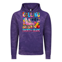 Cloud Purple rolling into fourth grade Vintage Hoodie - texasbilliewilder